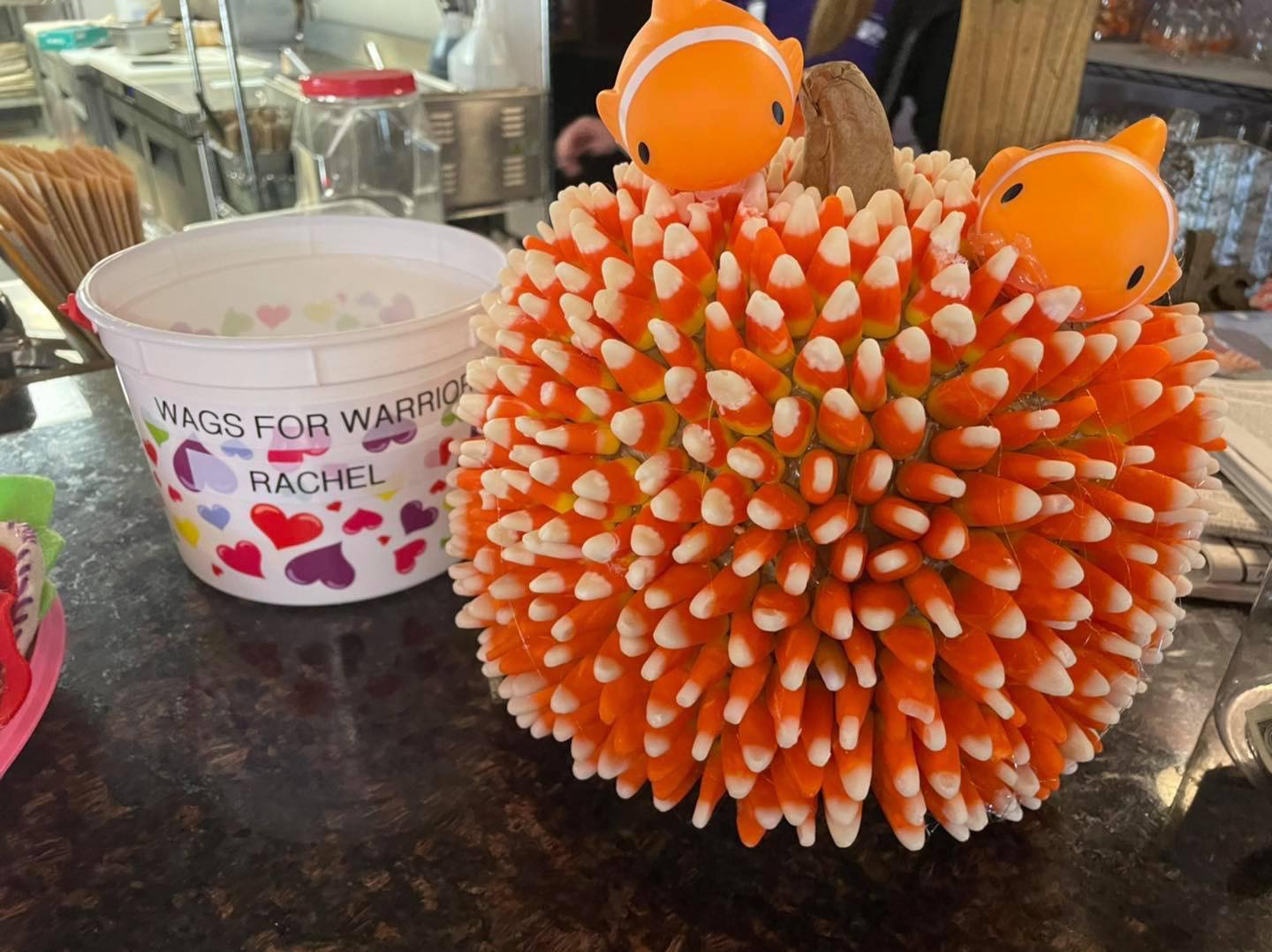 decorated pumpkin