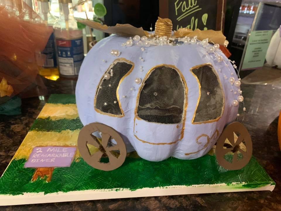 decorated pumpkin